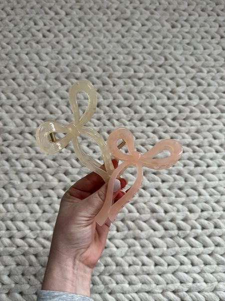 I ordered this 2-piece bow clip set for Quinn's Easter basket (she's 11) - CUTE & $14 for the set. they were a big hit!

#LTKbeauty #LTKfindsunder50 #LTKkids