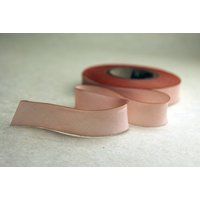 Hand Dyed Silk Ribbon - Pink Peach Blend 518 3 Yards Bias Cut Length Five Widths 1/2"", 5/8"", 1"",  | Etsy (US)