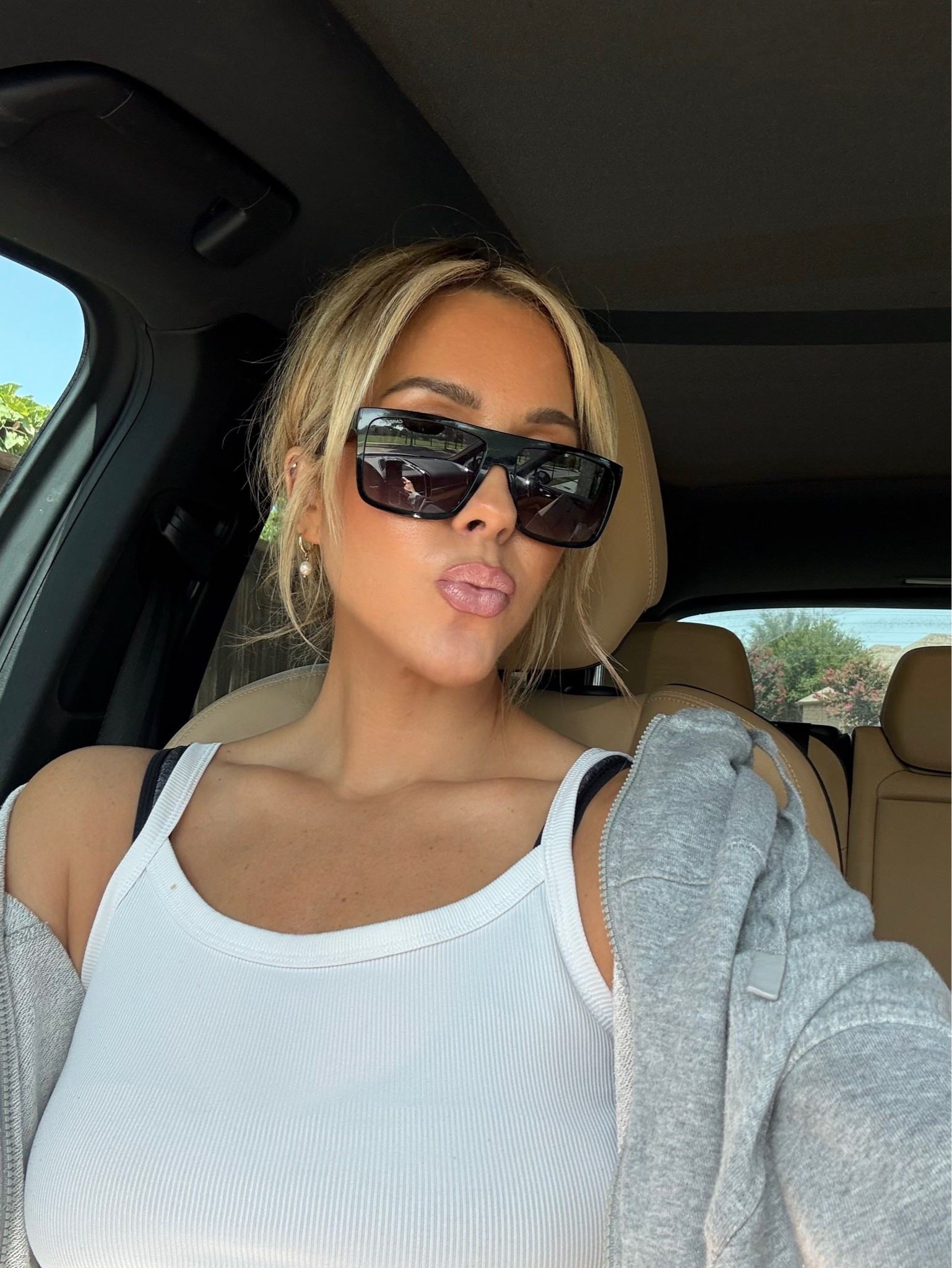 Obsessed with this lip combo - wearing shade 01 undressed pink in YSL lip liner and a small amount of gloss from Rimmel in shade Sundae Best. These are also one of my favorite sporty/running sunglasses - Carrera

#LTKBeauty #LTKActive #LTKSaleAlert