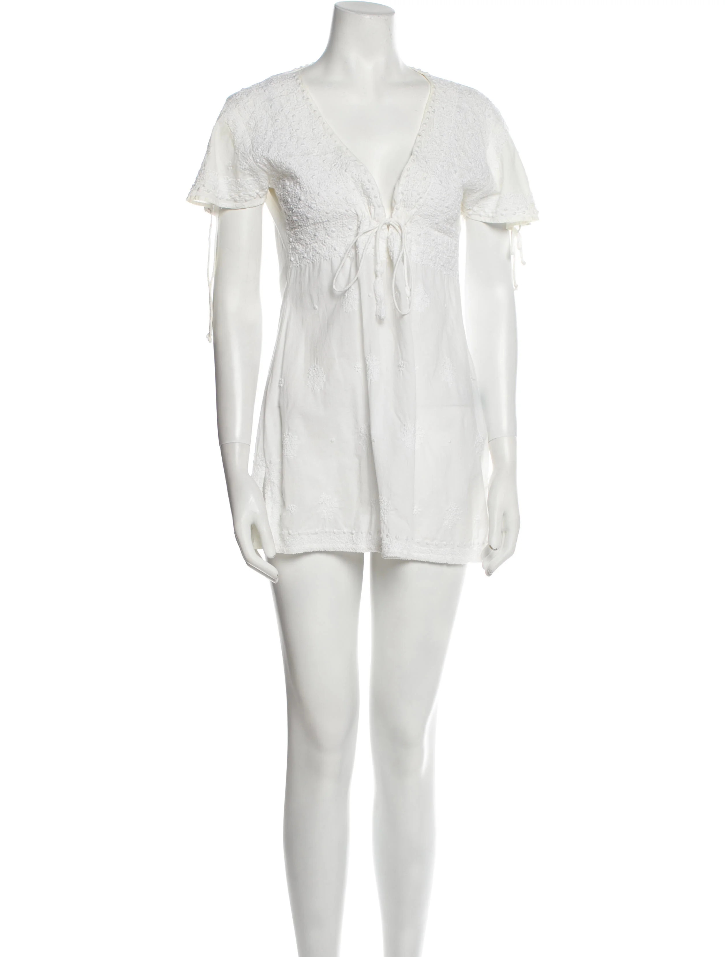 Plunge Neckline Mini Dress | The RealReal