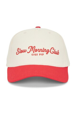 Gigi Pip Slow Morning Hat in Cream & Red from Revolve.com | Revolve Clothing (Global)