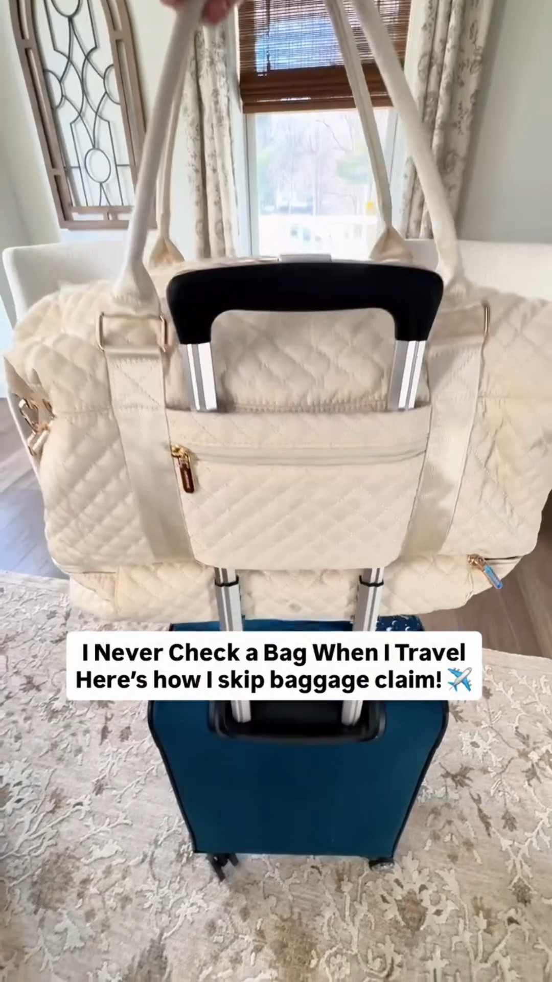 My favorite travel bag that counts as a personal item!

I don’t know about you but I hate waiting at baggage claim. I haven’t checked a bag in over 2 years!  I bring my carryon luggage and my favorite travel bag that counts as a personal item! ✈️🧳



#LTKOver40 #LTKstorytime #LTKTravel