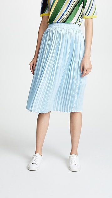 Pleated Midi Skirt | Shopbop