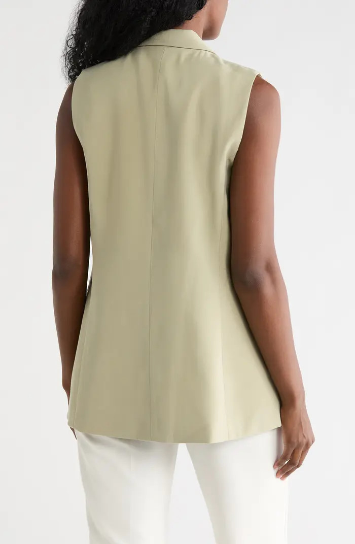 Notch Lapel Longline Vest | Nordstrom Rack