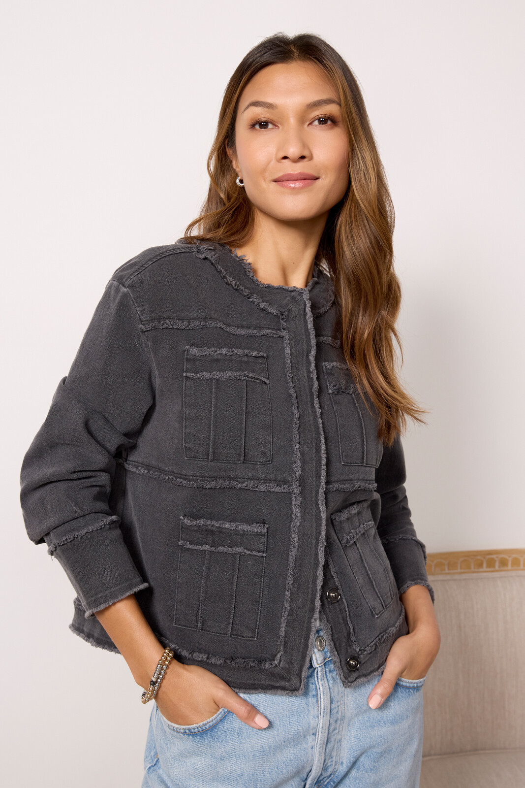 Portia Denim Jacket | Evereve