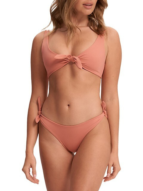 Low-Rise Tie-Side Bikini Bottom | Saks Fifth Avenue OFF 5TH