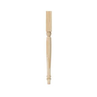 Waddell 2921 2-1/4 in. x 2-1/4 in. x 29 in. Pine Round Furniture Leg 10001534 - The Home Depot | The Home Depot