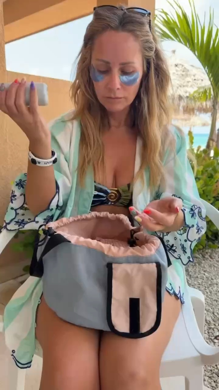 Doing my makeup on vacation like a mermaid 🧜‍♀️ 

#LTKBeauty #LTKmorningroutine #LTKselfcare