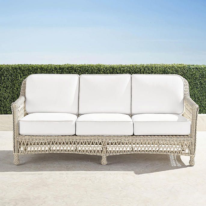 Hampton Sofa in Ivory Finish | Frontgate | Frontgate