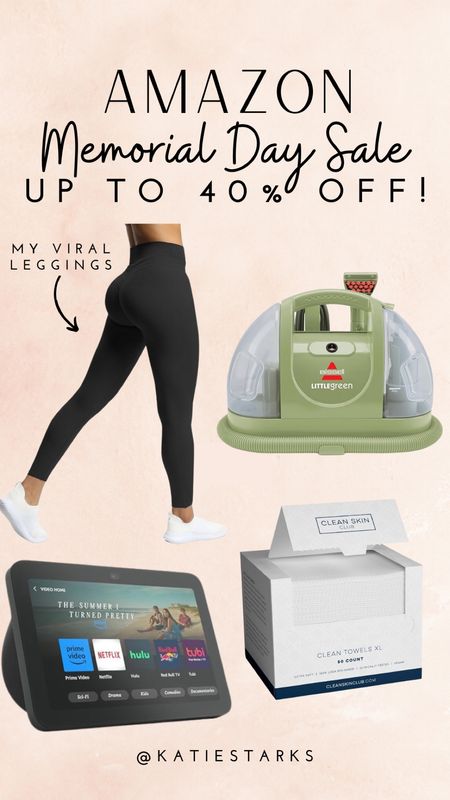 Amazon’s Memorial Day Sale is live and some of my favorites are on sale! Highly rated Leggings, carpet cleaner, Echo show and face towels are all on major sale!

#LTKHome #LTKSaleAlert #LTKActive