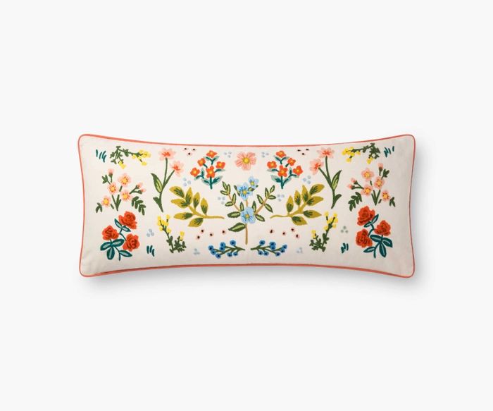 Wildwood Embroidered Pillow | Rifle Paper Co.