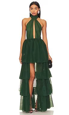 Lovers and Friends Justine Maxi Dress in Forest Green from Revolve.com | Revolve Clothing (Global)