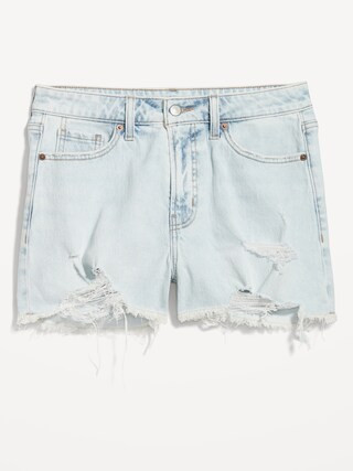 Curvy High-Waisted OG Jean Shorts -- 3-inch inseam | Old Navy (US)