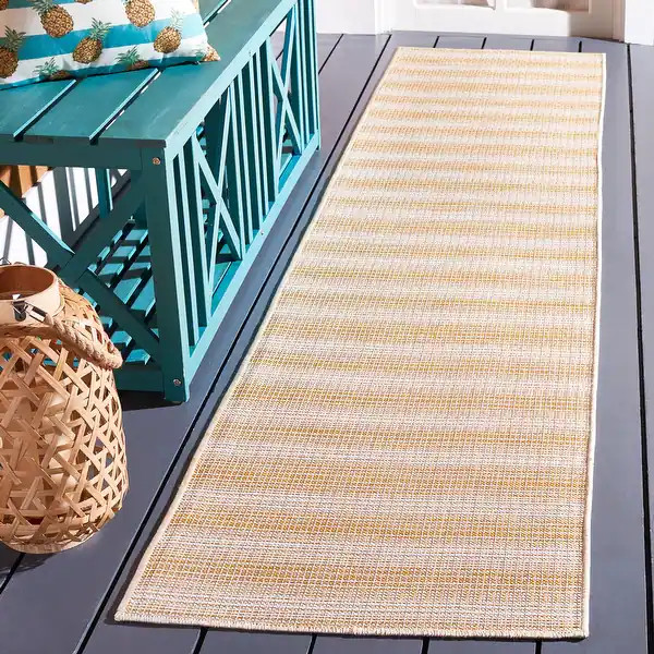 SAFAVIEH Hampton Moravka Indoor/ Outdoor Stripe Rug | Bed Bath & Beyond