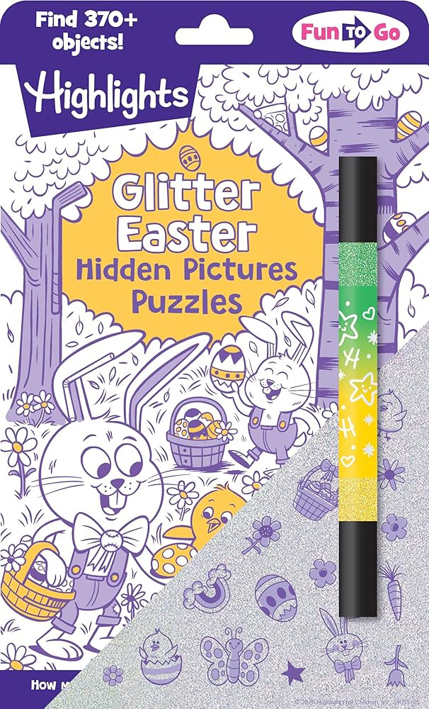 Glitter Easter Hidden Pictures Puzzles: Over 370 Hidden Objects in Festive Easter Puzzle Book Fea... | Amazon (US)