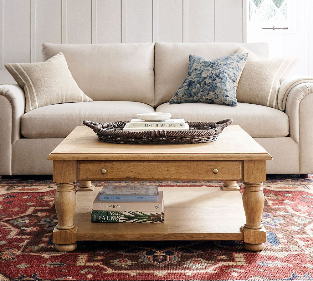 Sawyer Square Coffee Table (40") | Pottery Barn (US)