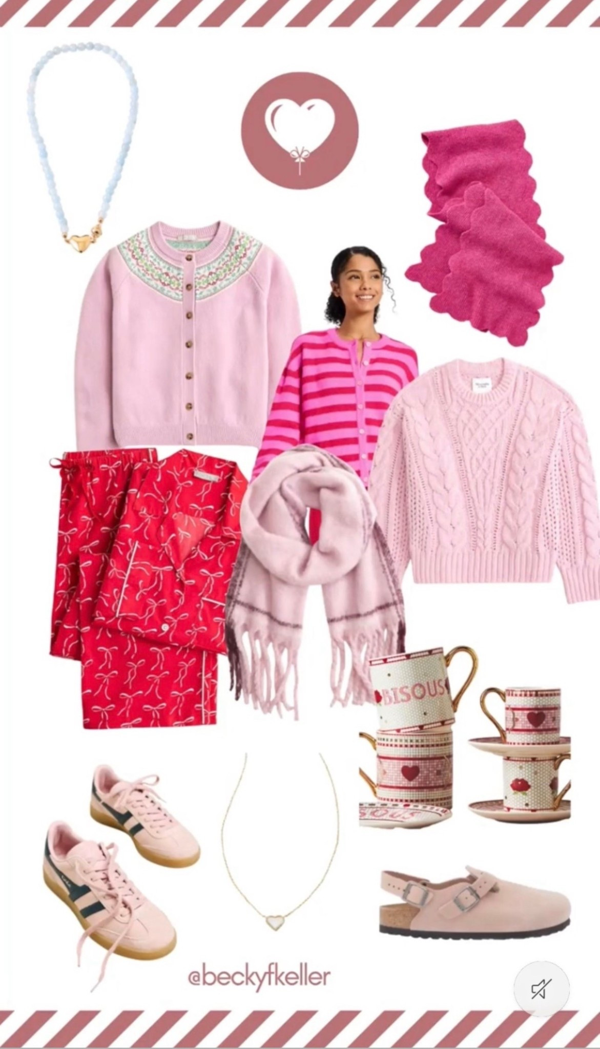 Pajamas, sweaters and more for Valentine’s Day - use code BECKY25 on the jewelry 

#LTKSeasonal #LTKmomlife #LTKFindsUnder100