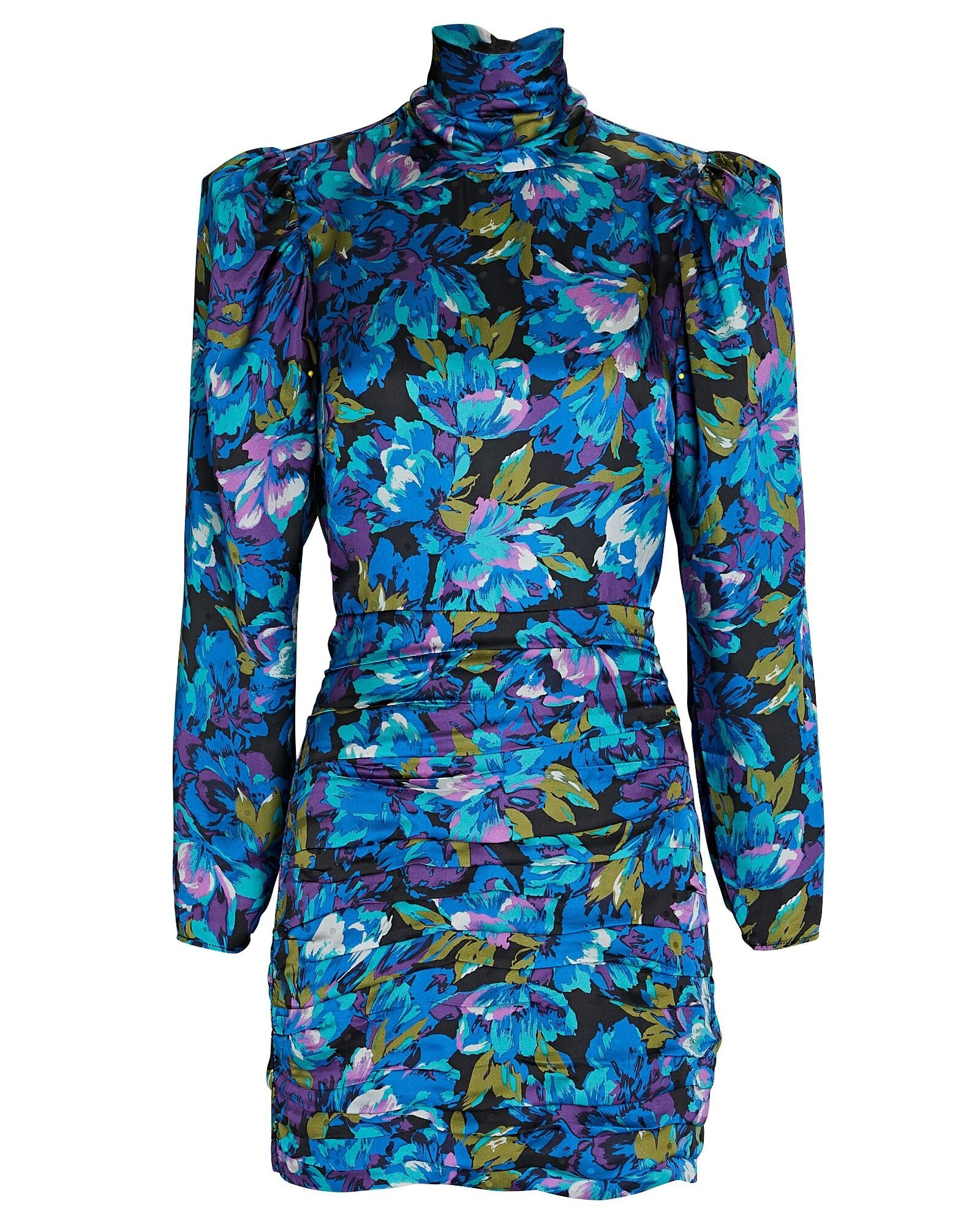 Annika Floral High Neck Mini Dress | INTERMIX