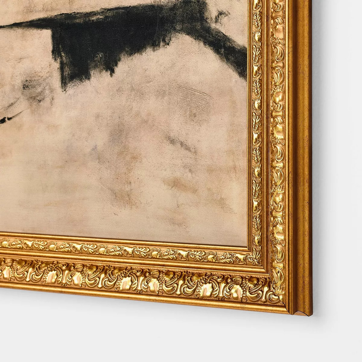 16"x20" Abstract Line Framed Wall Art Gold - Threshold\u2122 designed with Studio McGee | Target