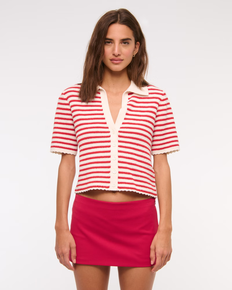 The A&F Scarlett Low Rise Micro Skort | Abercrombie & Fitch (US)