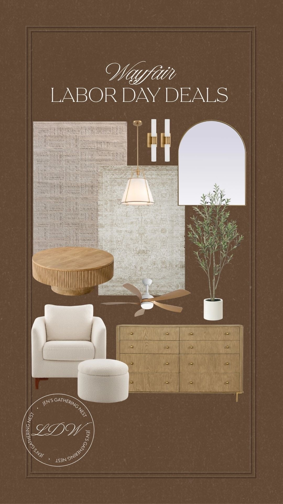 Give your home a designer-inspired refresh for less with these sale finds. ✨ Warm wood furniture, neutral rugs, modern lighting and cozy boucle seating create an effortlessly elevated look without the luxury price tag.

#wayfairfinds #wayfairsale #labordaydeals #homerefresh #designerlookforless #luxeforless #neutralhome #affordabledecor #homeinspiration

#LTKHome #LTKSaleAlert
