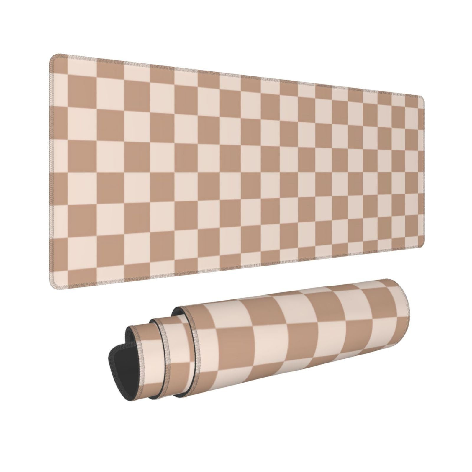 Checkered Large Gaming Mouse Pad for Girl with Anti-Slip Base, Checkerboard Extended XL Mousepad,... | Amazon (US)