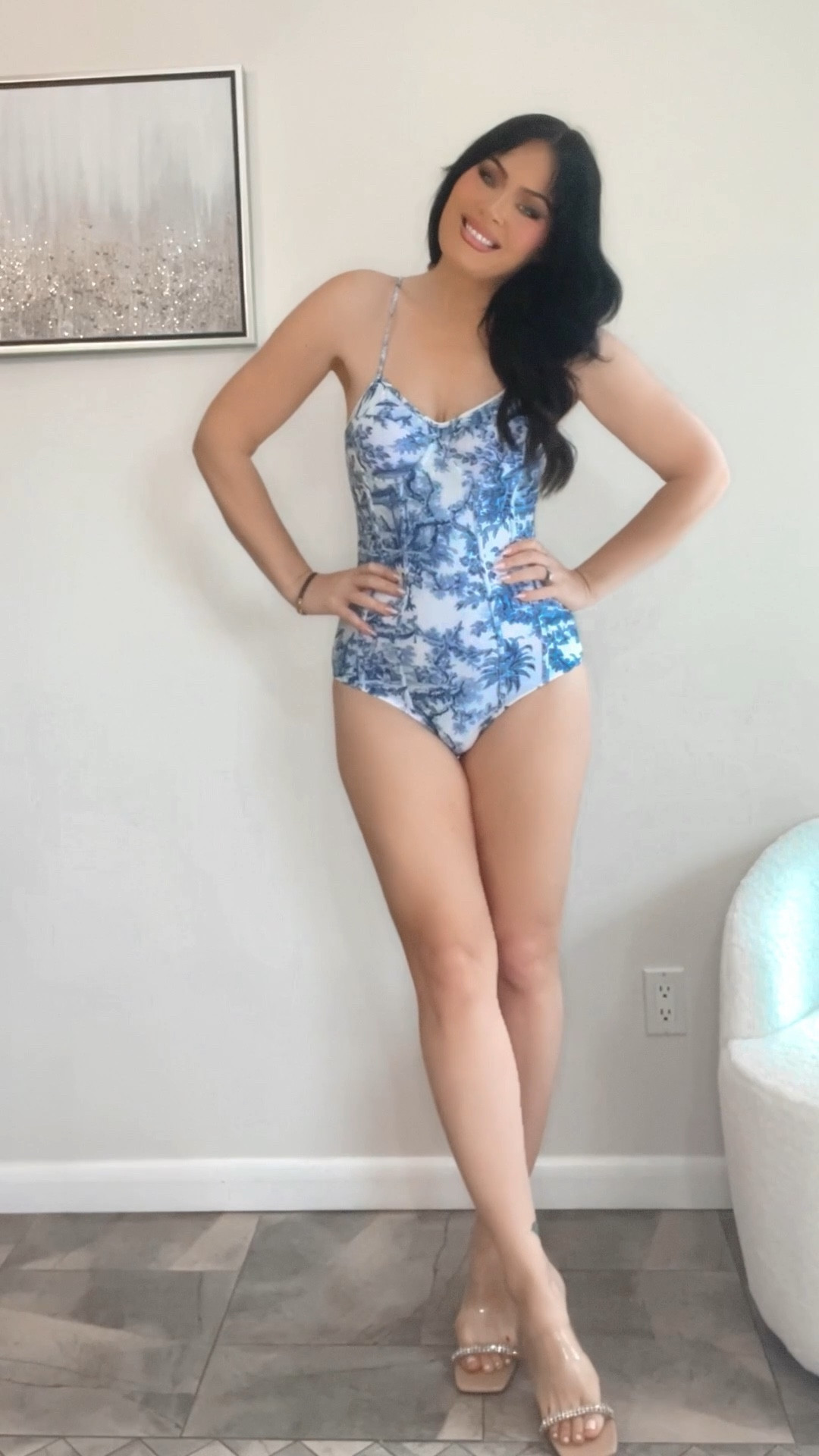 am I the only one obsessed with toile print everything 😆this @amazonfashion swimsuit is perfect for you if you love this print too, comes with a beautiful wrap & so affordable, runs true to size & has a full back ✨
 
Swim, swimwear, summer, bikini, swimsuit, 

#LTKswim #LTKSeasonal #LTKunder50