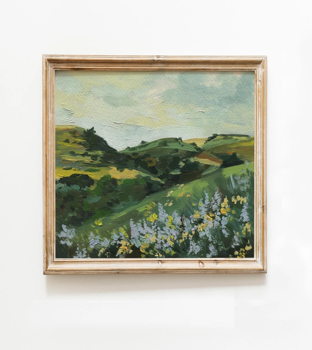 Landscape Printsquare Landscapelandscape Art Printgreen - Etsy | Etsy (US)