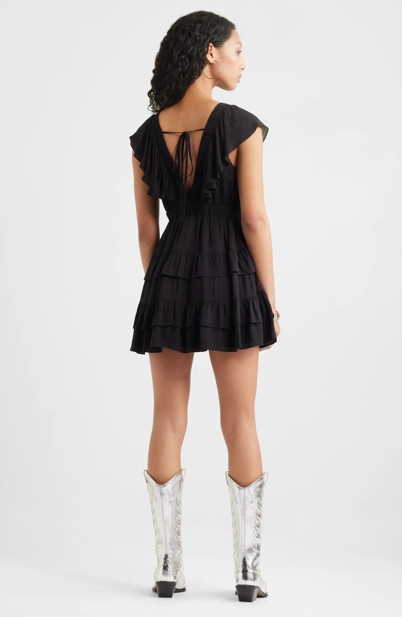 Ruffle Trim Minidress | Nordstrom