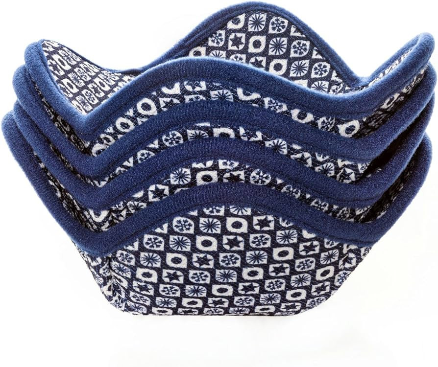 Microwave Bowl Cozy Holders Set of 4 – for Hot and Cold Bowls, Plates and Dishes Bowl Holder fo... | Amazon (US)