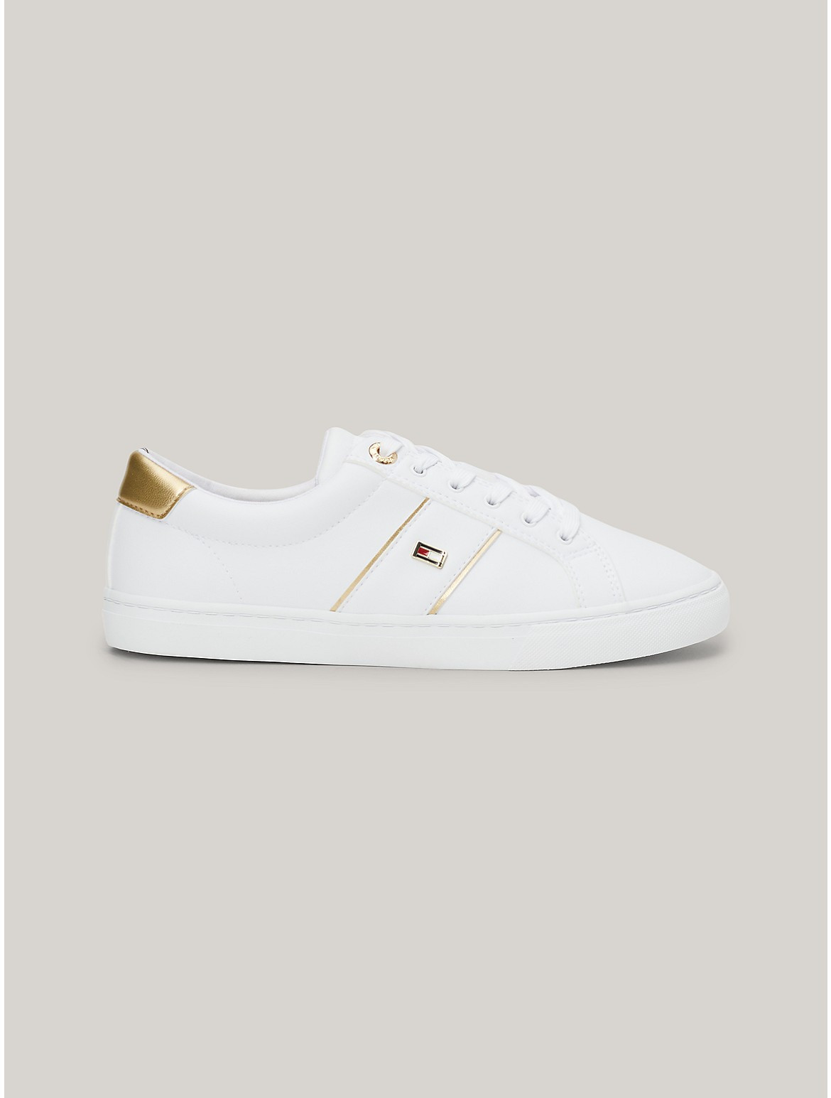 Tommy Hilfiger Women's Logo Court Sneaker - White - US 9.5 / EU 41 | Tommy Hilfiger (US)