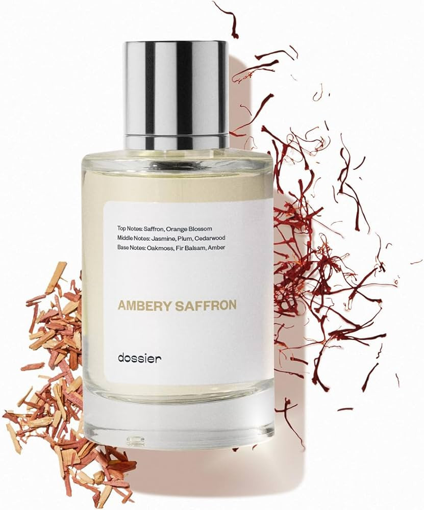 Dossier - Ambery Saffron - Eau de Parfum - Inspired by MFK's B.accarat R.ouge 5.40 - Vegan, Unise... | Amazon (US)