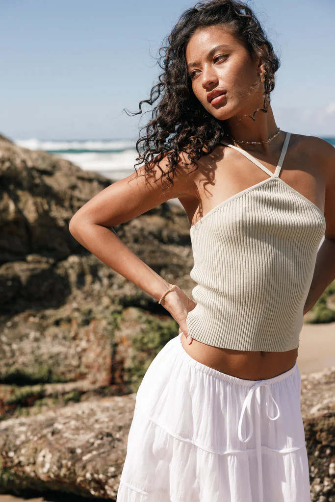 Lyles Knit Top - Avocado | Petal & Pup (US)