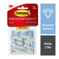 Command Wire Toggle Hooks, Clear, Medium, 6 Wall Hooks, Hang Christmas Decorations Damage-Free - ... | Walmart (US)