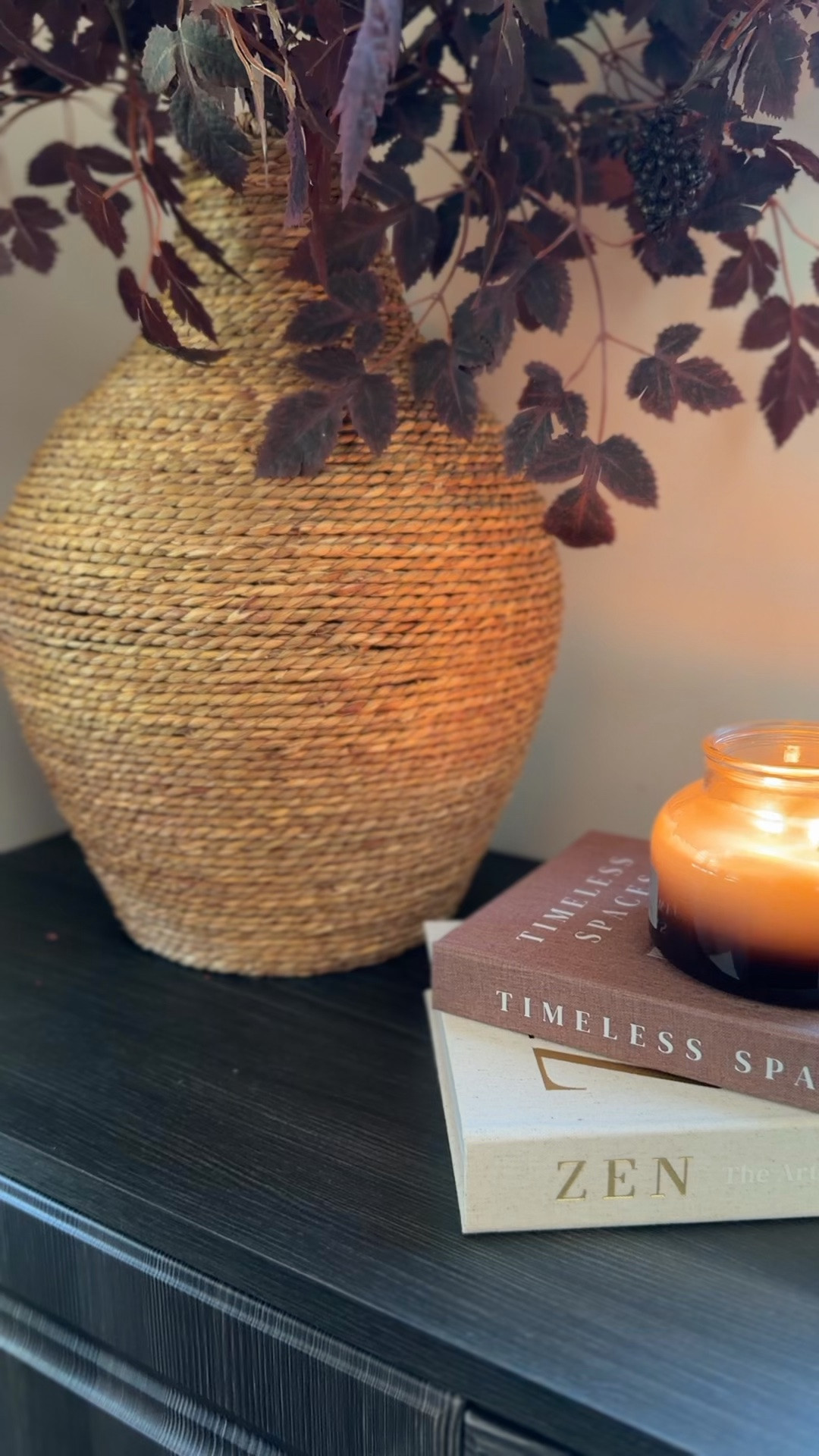 Moody faux floral stems for Fall. I used 4 stems for this arrangement.

#LTKSeasonal #LTKHome