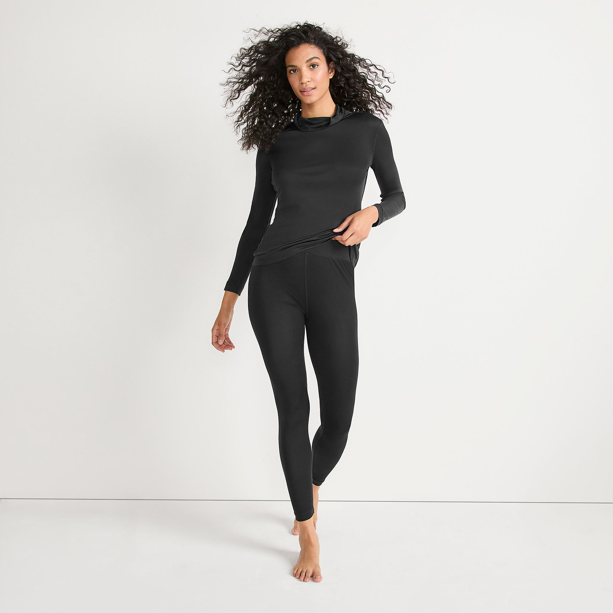 Women's Silk Interlock Long Underwear Leggings Pants | Lands' End (US)