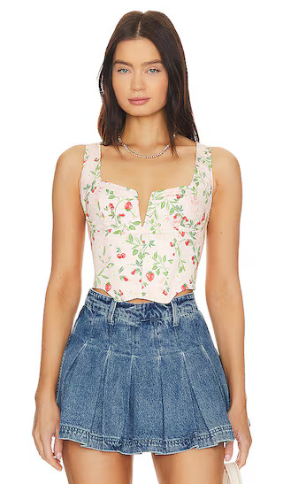Gigi Bustier in Cherie | Revolve Clothing (Global)