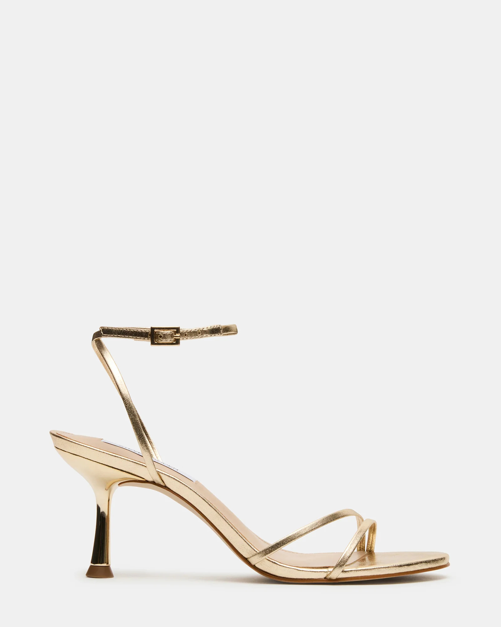 Steve Madden Women's Eras Strappy Heels - Gold - Size 5.5 - Leather | Steve Madden (US)