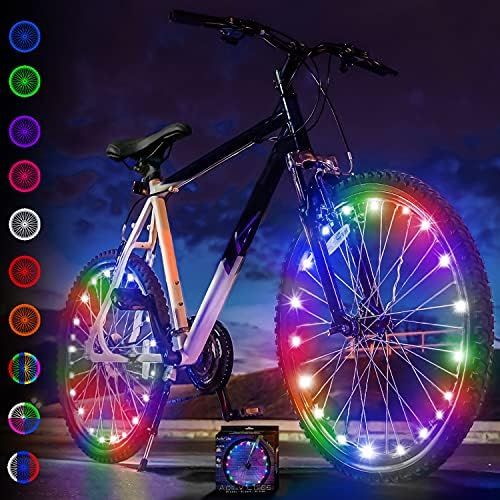 Activ Life 2-Tire Pack LED Bike Wheel Lights with Batteries Included! The or Stocking Stuffer for... | Amazon (US)
