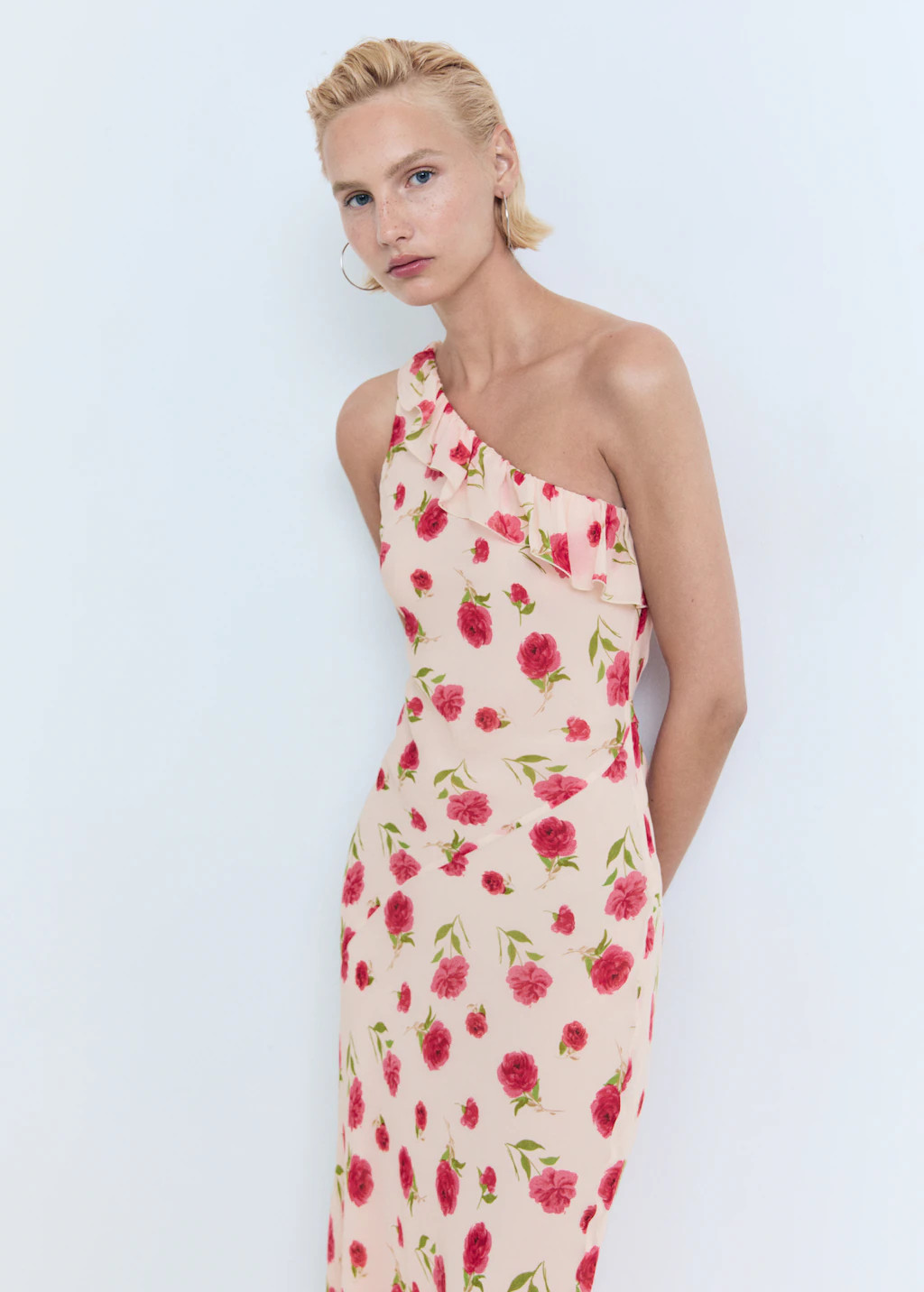 Vestito floreale volant - Donna | MANGO Italia | Mango EU