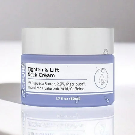 Pure Neck Firming Cream - Anti-Aging Neck Cream for and for an Even Skin Tone and Neck Lift - With Pro-Active Firming Complex 1.7 oz | Walmart (US)