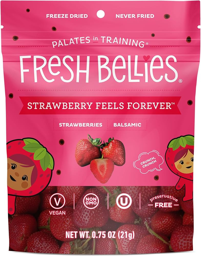 Amazon.com: Fresh Bellies, Snack Strawberries Basalmic Freeze Dried, 0.75 Ounce : Baby | Amazon (US)