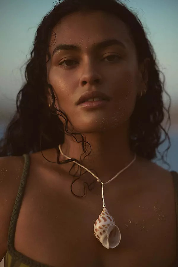 Shell Charm Rope Necklace | Anthropologie (US)