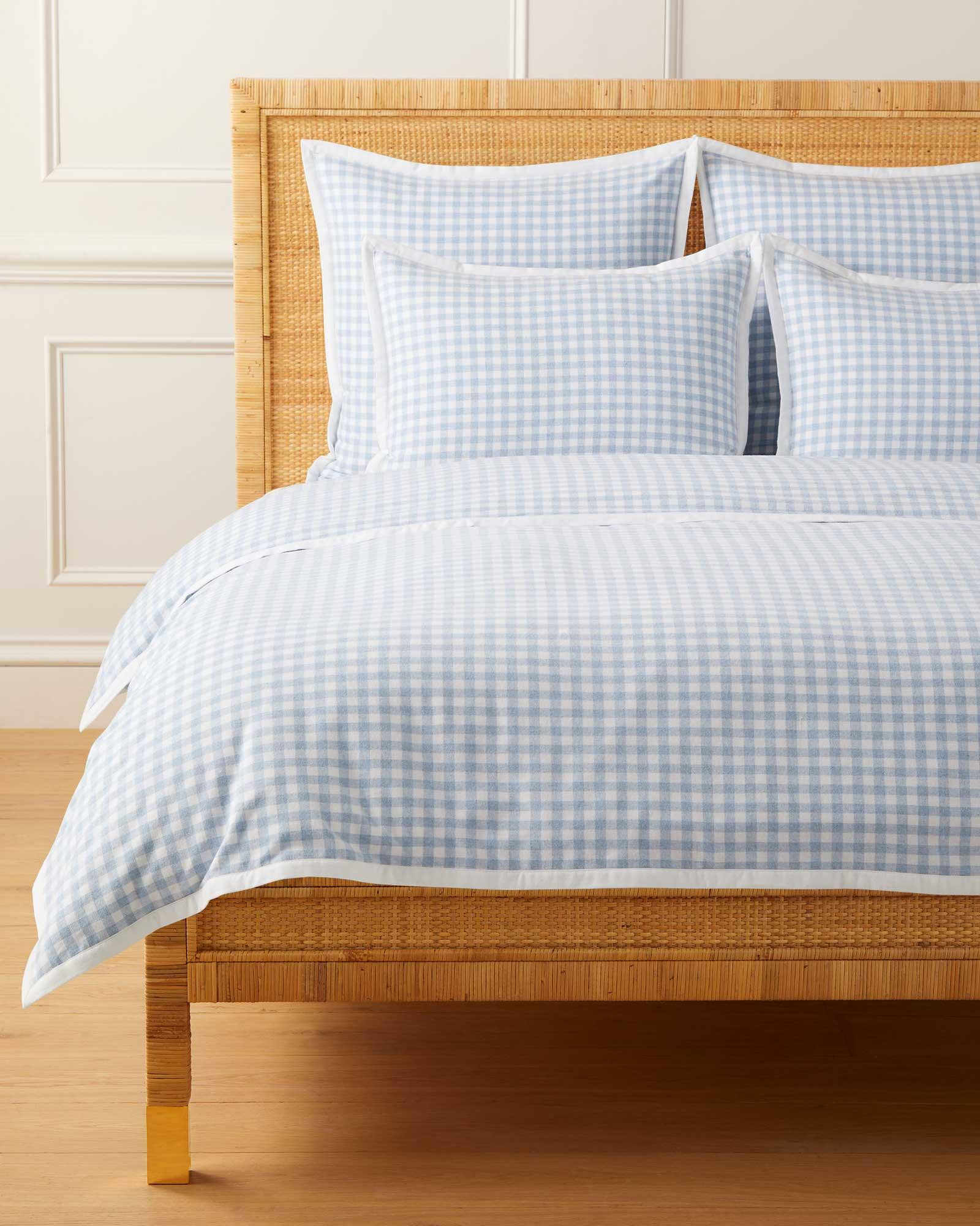 Belvedere  Flannel Duvet Cover | Serena and Lily