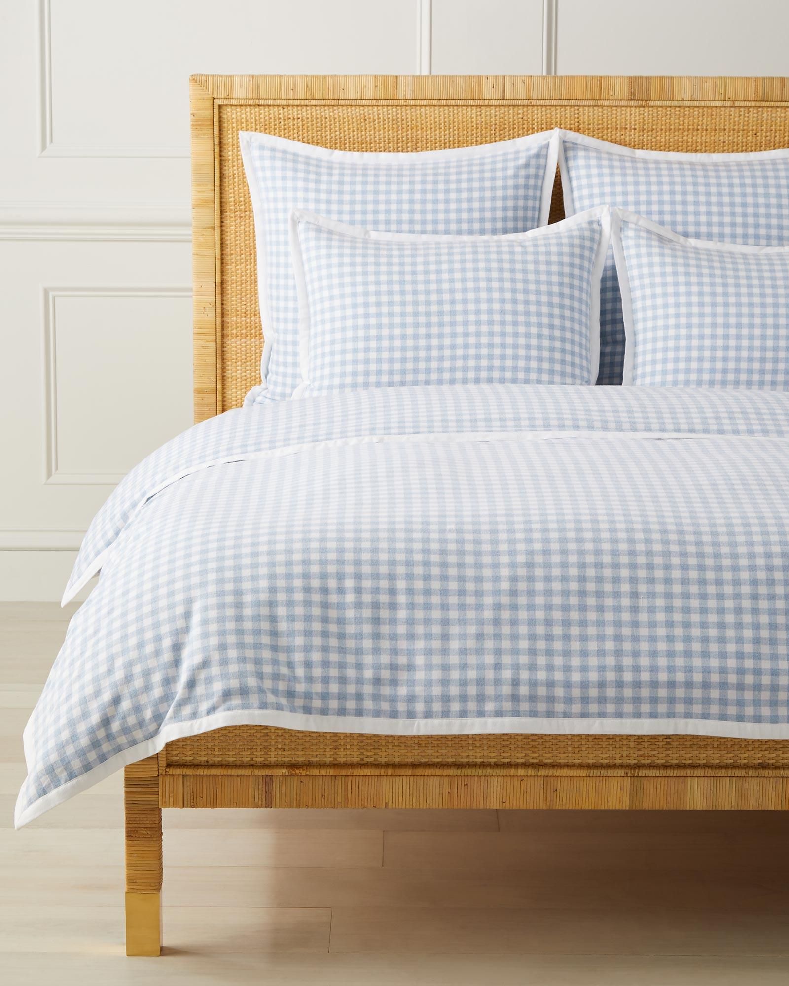 Belvedere  Flannel Duvet Cover | Serena and Lily