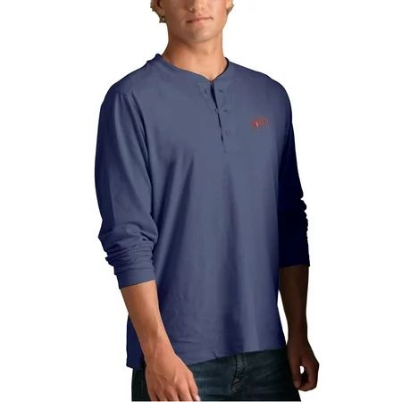 Men s Blue Richmond Spiders Cambridge Henley 3/4-Sleeve T-Shirt | Walmart (US)