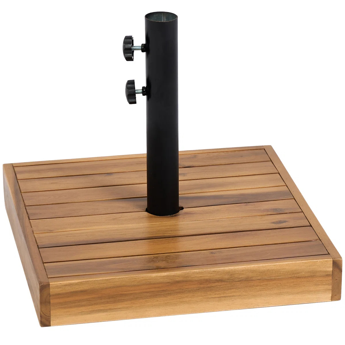 Square Patio Umbrella Base, 42 lbs. Concrete Heavy Duty Umbrella Base with Holder for 1.25"/1.5" ... | Wayfair North America