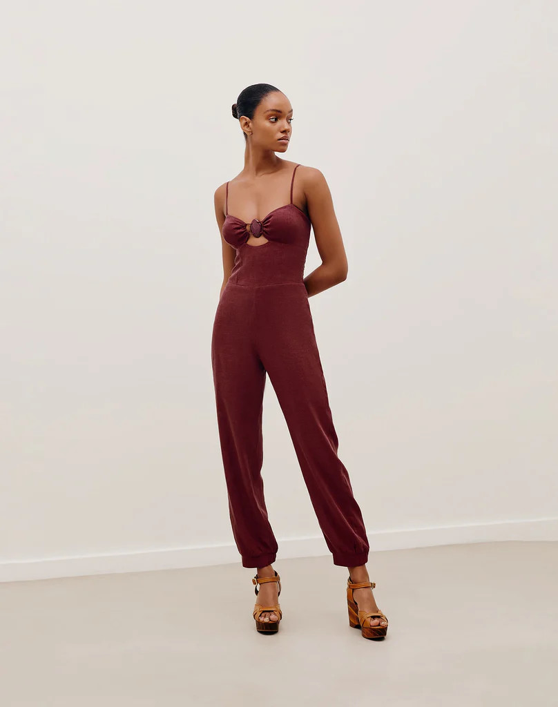 Tuane Jumpsuit - Cranberry | ViX Swimwear