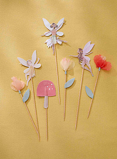 Fairy garden cake decorations7-piece set | Simons
