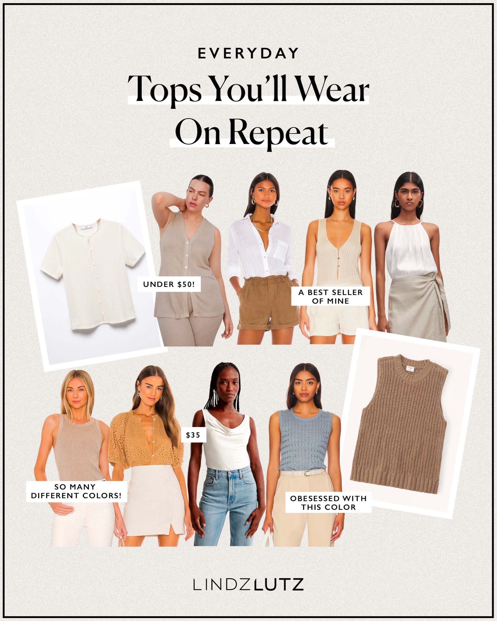 Everyday tops you’ll wear on repeat! 

#LTKunder100 #LTKstyletip